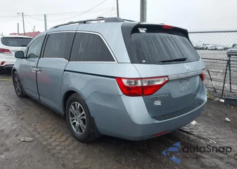 2012 Honda Odyssey Ex-L из США, поврежденный, VIN 5FNRL5H62CB103267